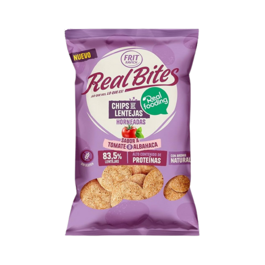 Real Bites Sabor a Tomate y Albahaca 80g image 0