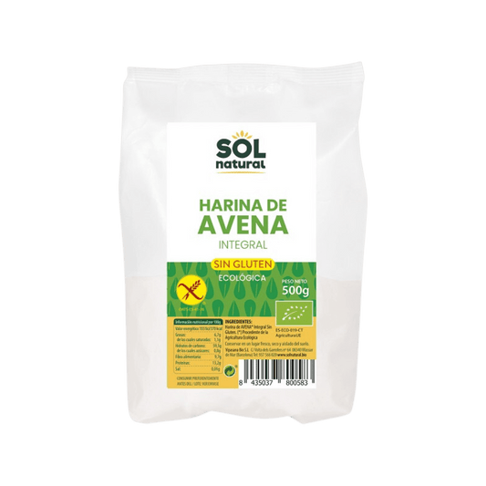 Harina de Avena Integral Sol Natural 500g image 0