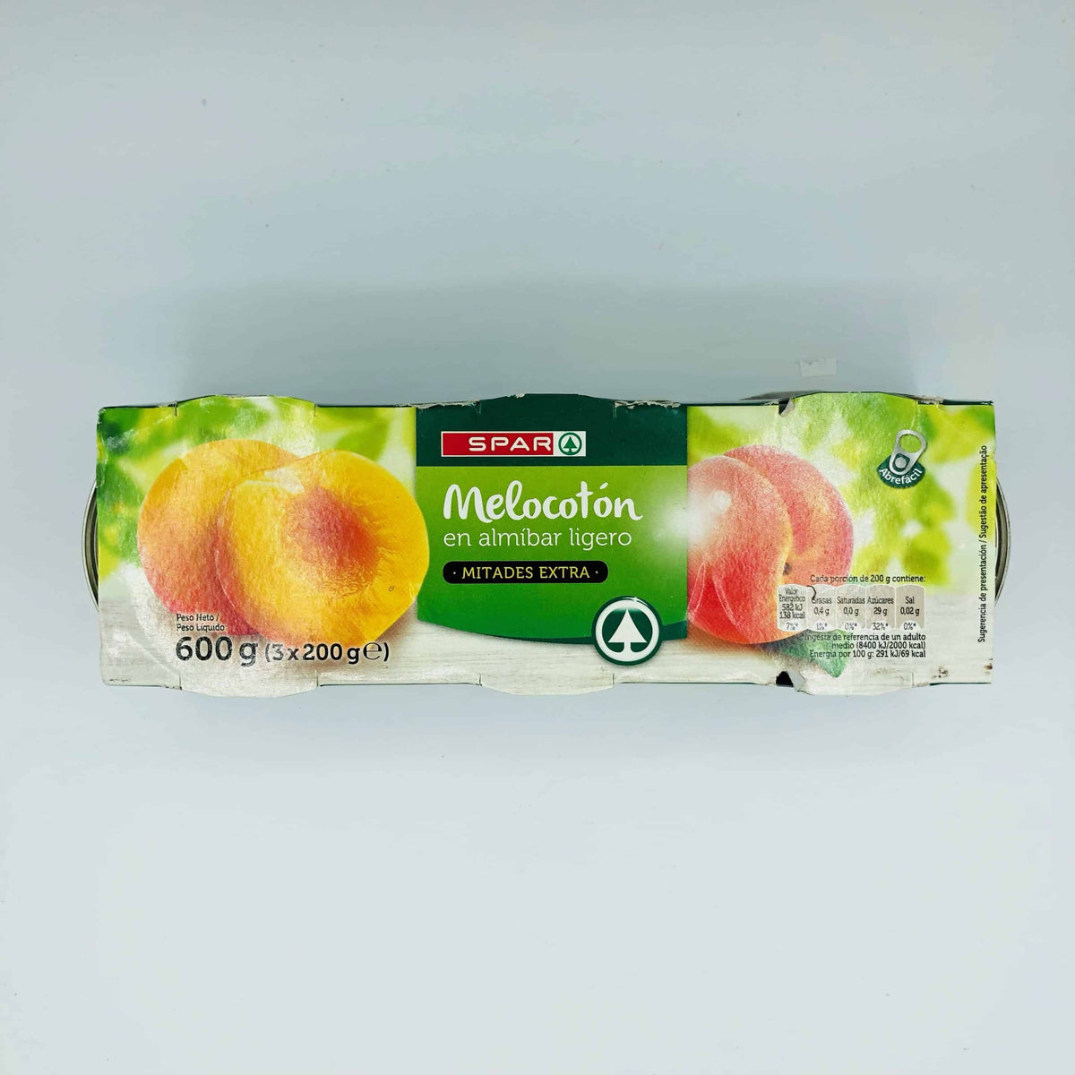 Melocotón en Almíbar Ligero SPAR 3x200g image 0