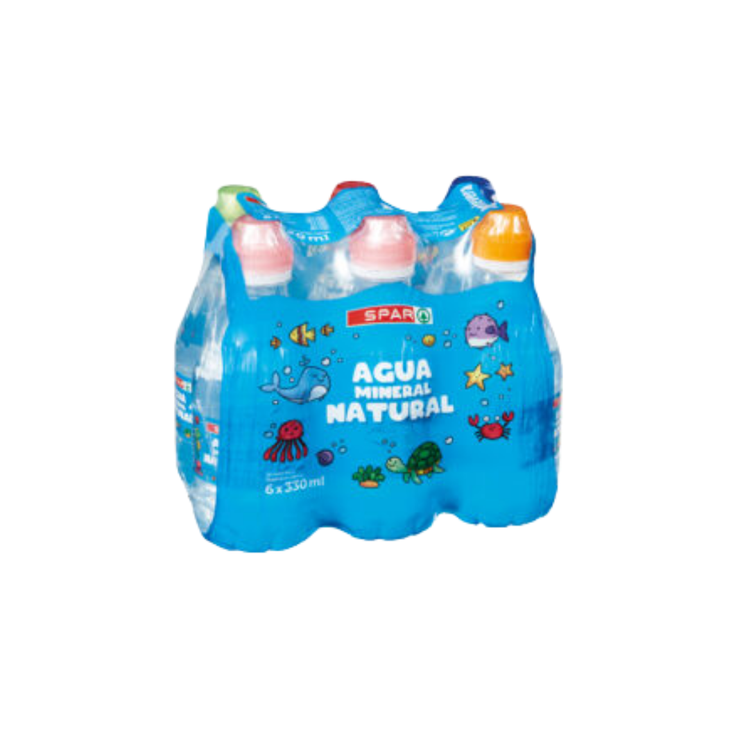 Agua Mineral Natural Sport SPAR 6x33cl image 0