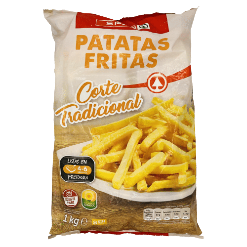 Patatas Fritas Corte Tradicional SPAR 1kg image 0