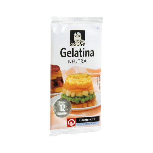 Gelatina en Láminas Carmencita 12u image 0
