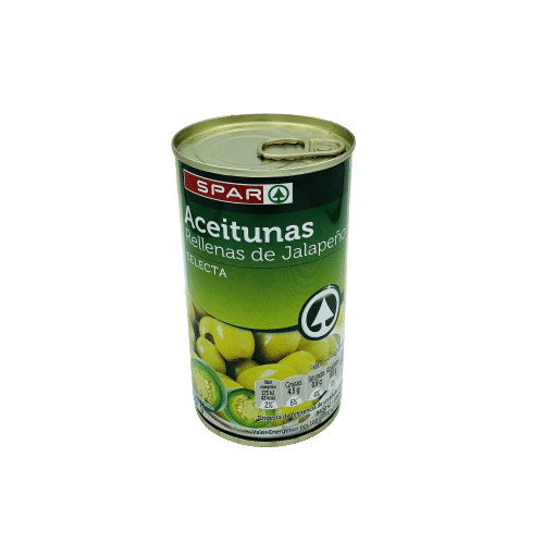 Aceitunas Rellenas de Jalapeños SPAR 350g image 0