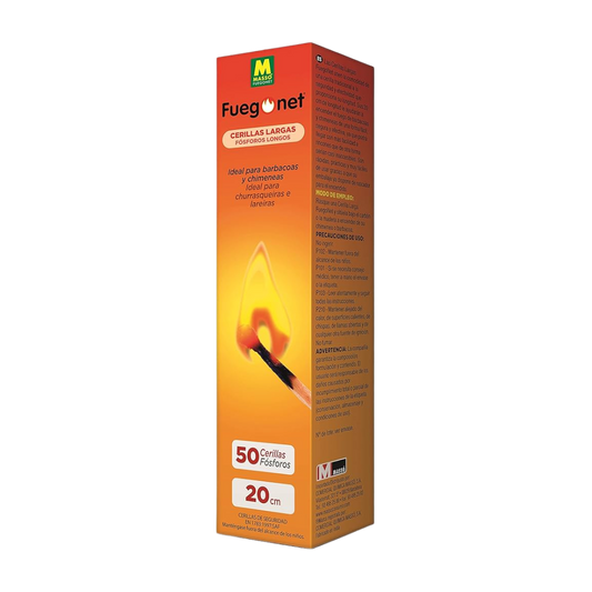 Fuegonet Cerillas Largas 50u image 0