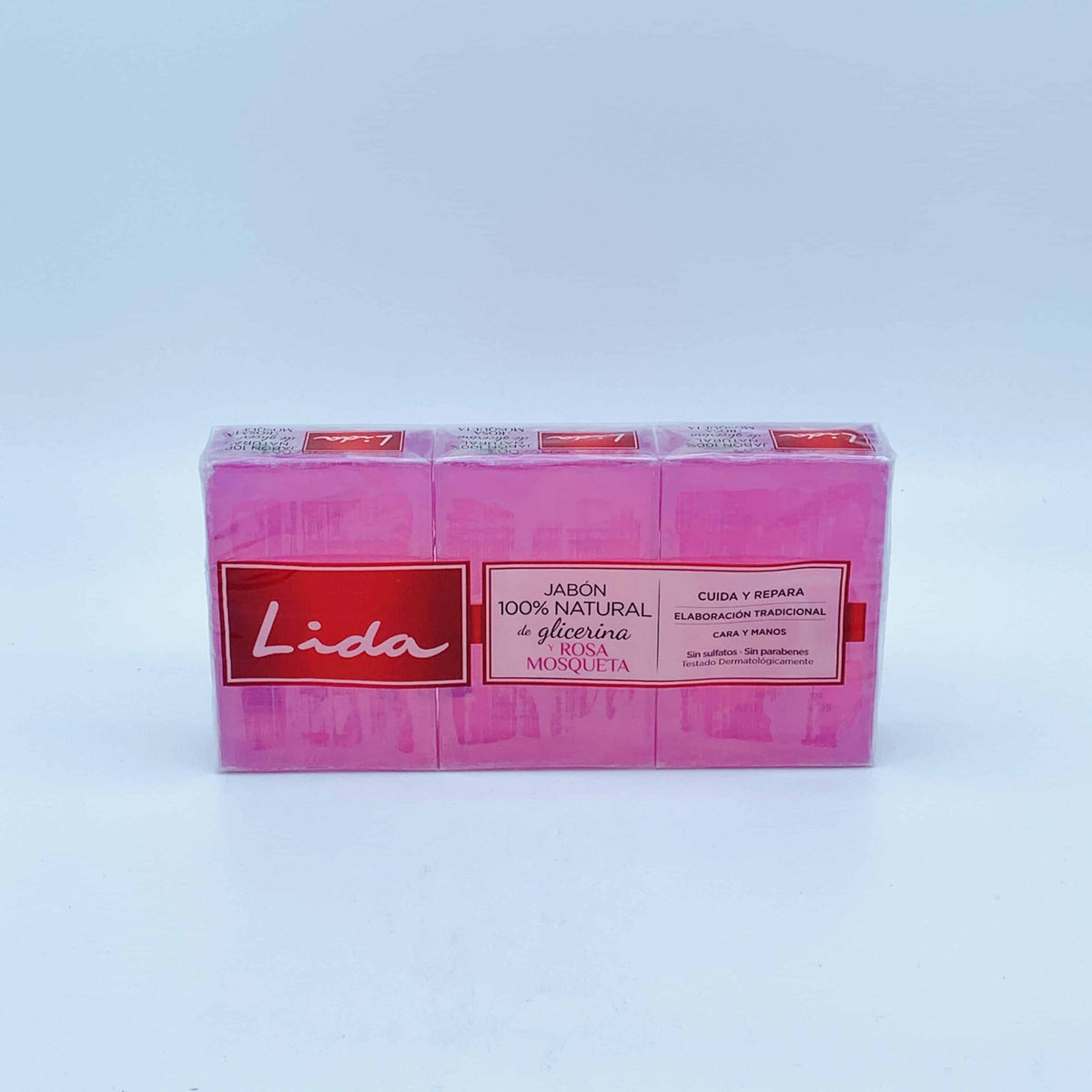 Jabón Natural de Glicerina y Rosa Mosqueta Lida image 0