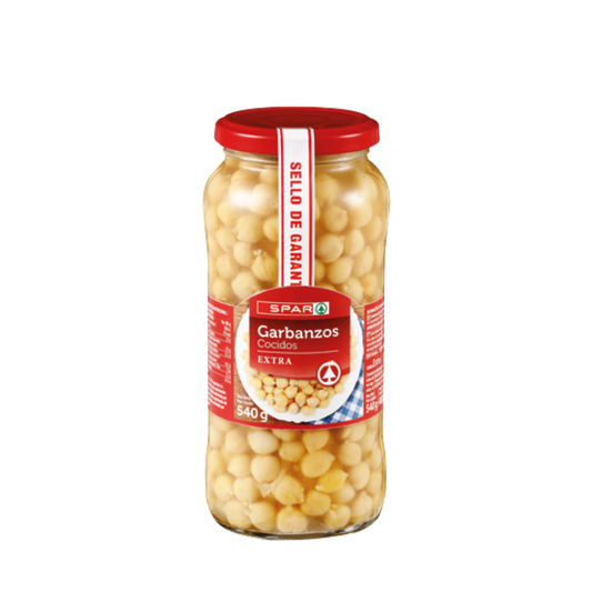 Garbanzos Cocidos SPAR Tarro 540g image 0