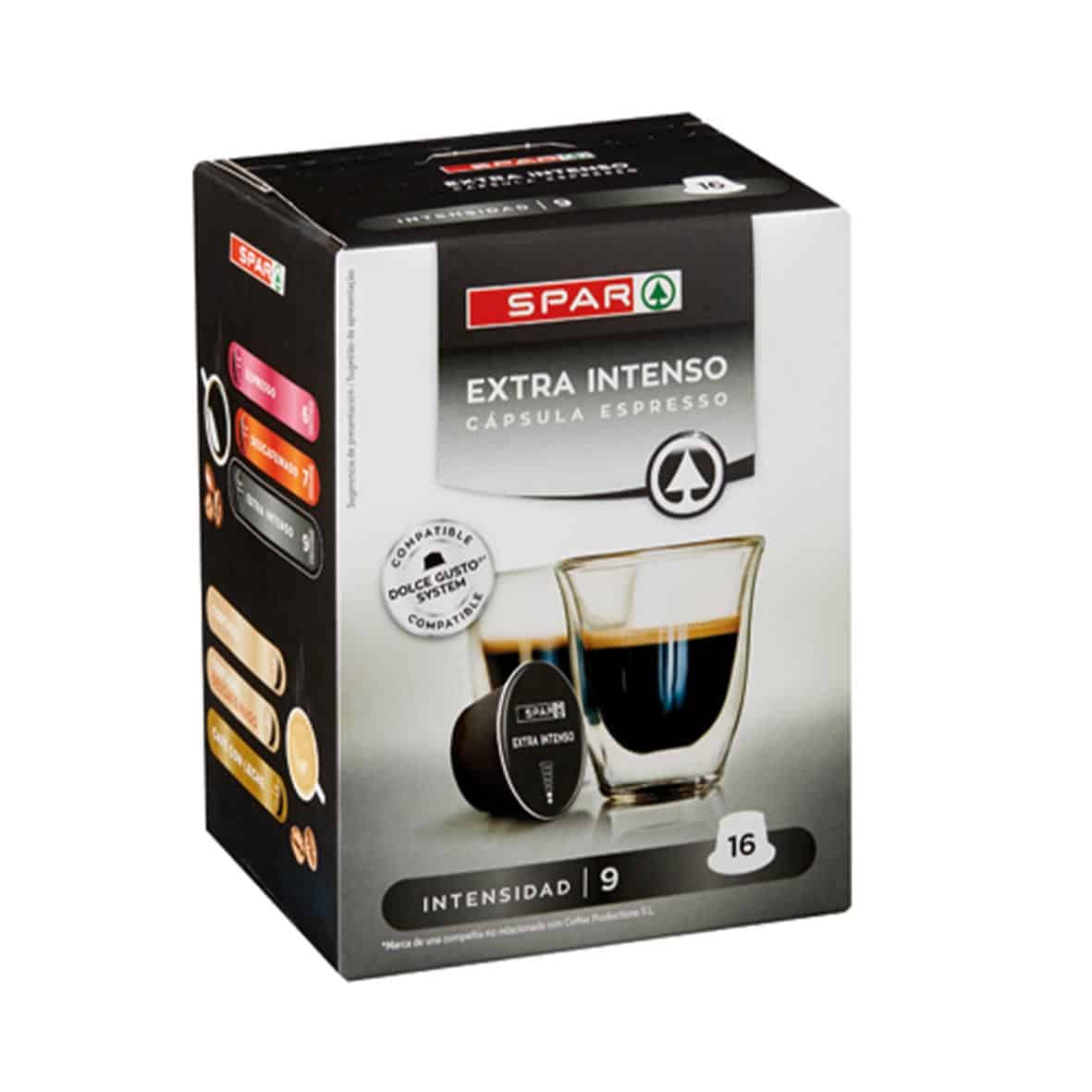 Cápsulas de Café Intenso SPAR compatible con Dolce Gusto image 0