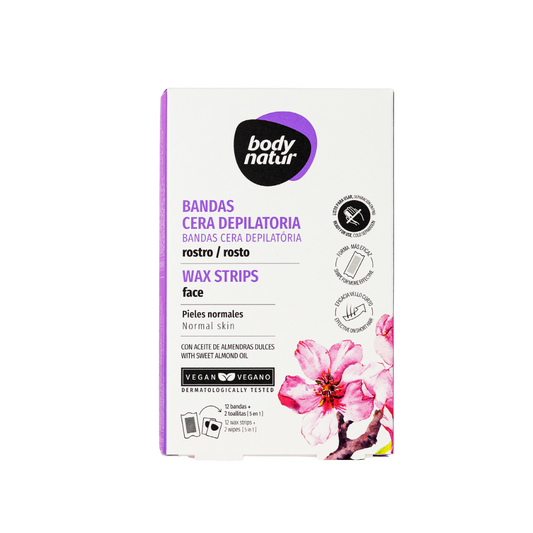 Bandas de Cera Depilatoria para Rostro Body Natur image 0
