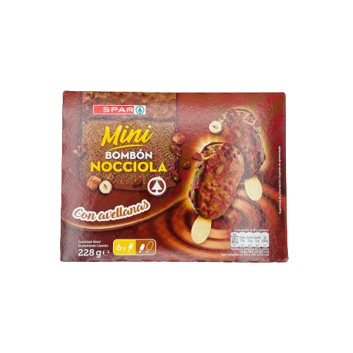 Helado Mini Bombón Nocciola SPAR 6u image 0