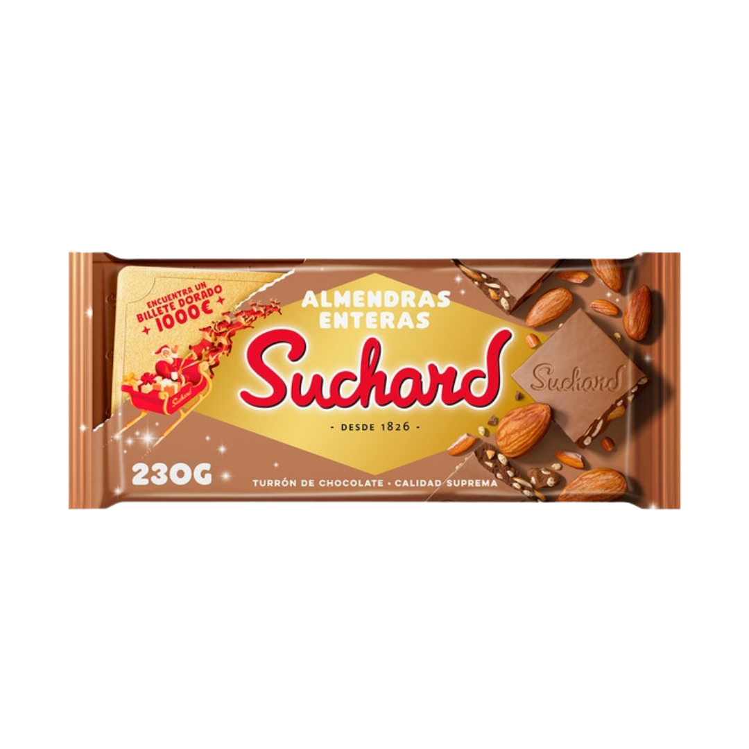 Turrón de Chocolate con Almendras Suchard image 0
