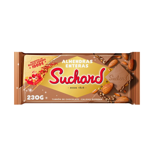 Turrón de Chocolate con Almendras Suchard image 0