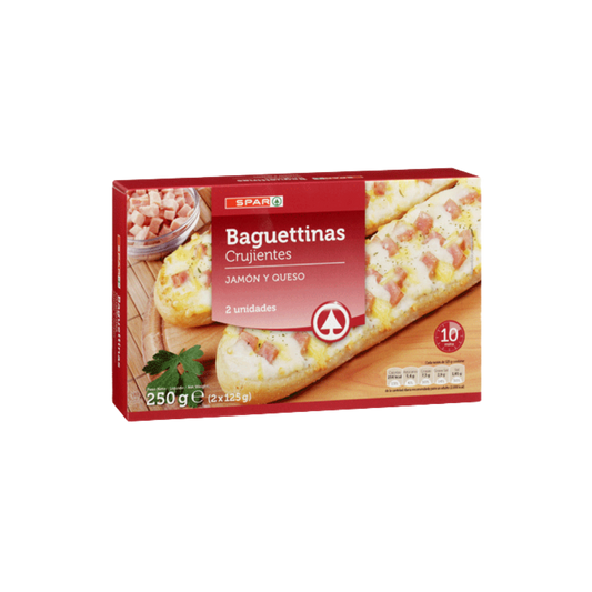 Baguettinas Jamón y Queso SPAR image 0