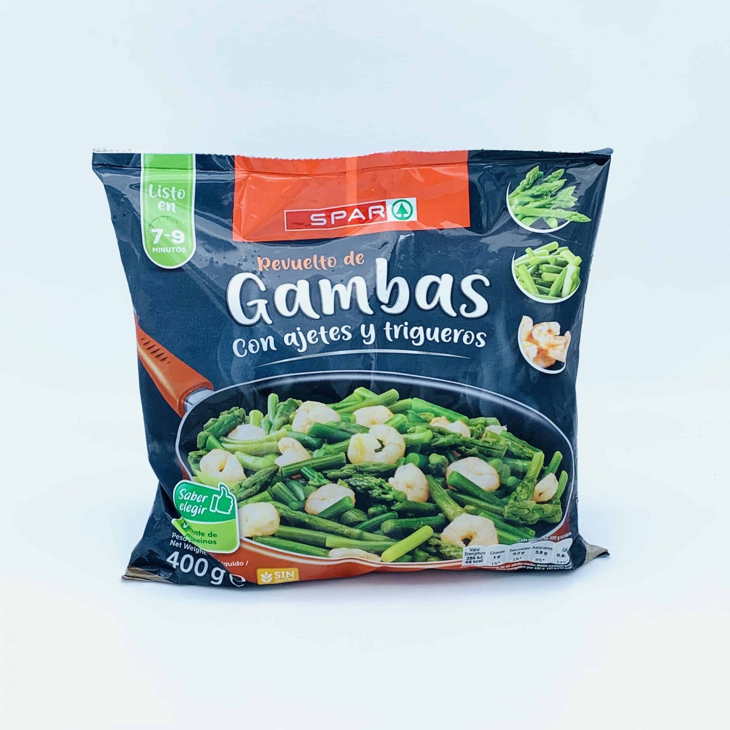 Revuelto de Gambas con Ajetes y Trigueros SPAR image 0