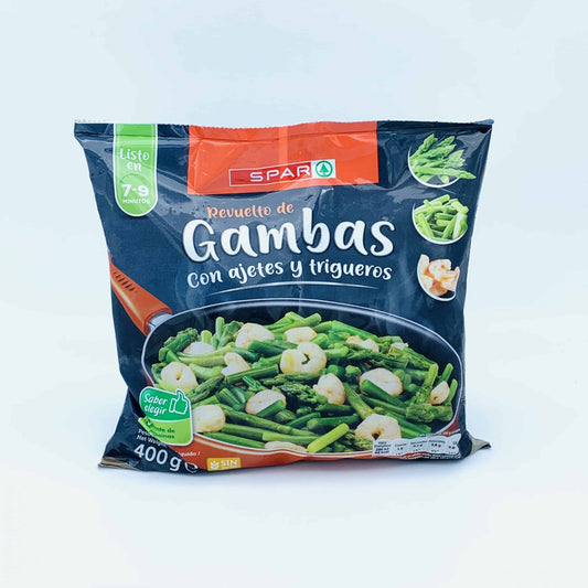 Revuelto de Gambas con Ajetes y Trigueros SPAR image 0