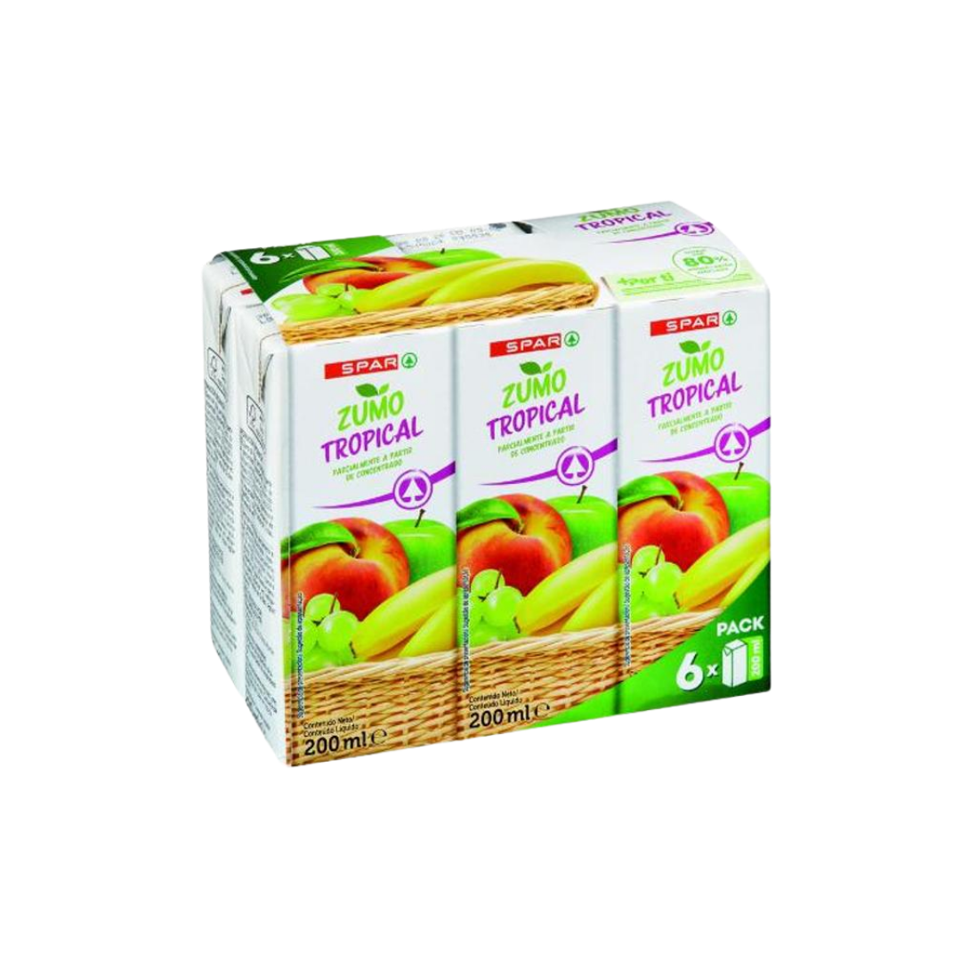Zumo Tropical SPAR 6x200ml image 0