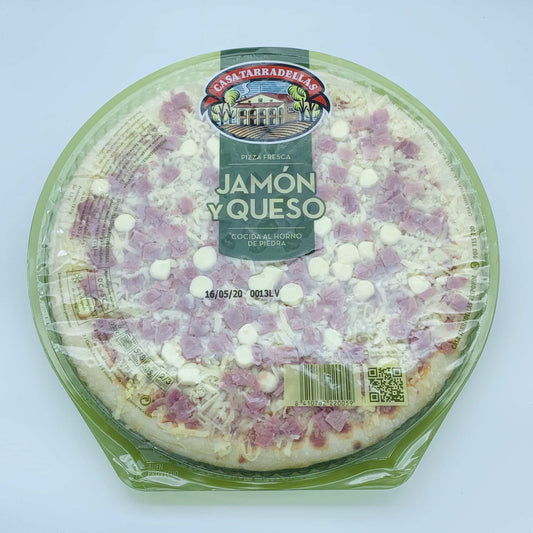 Pizza Fresca de Jamón y Queso Casa Tarradellas image 0