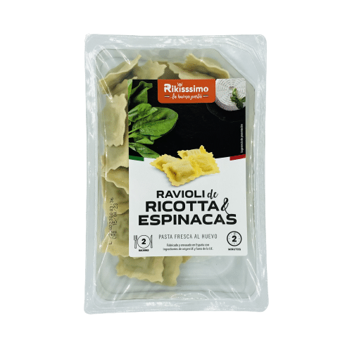 Rikisssimo Ravioli de Ricotta y Espinacas image 0
