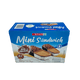 Mini Sándwich Helado Sabor Nata y Chocolate SPAR 6u image 0
