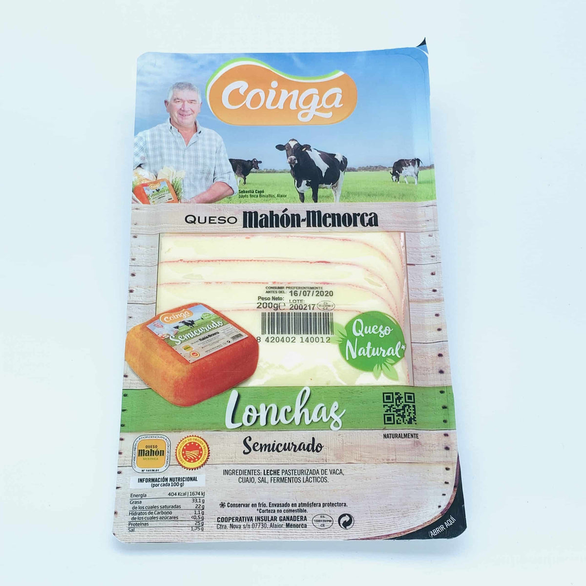 Queso Semicurado en Lonchas Coinga image 0