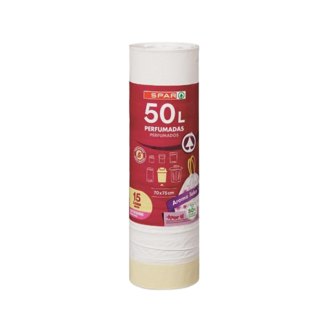 Bolsas de Basura Perfumadas SPAR 50L 15u image 0