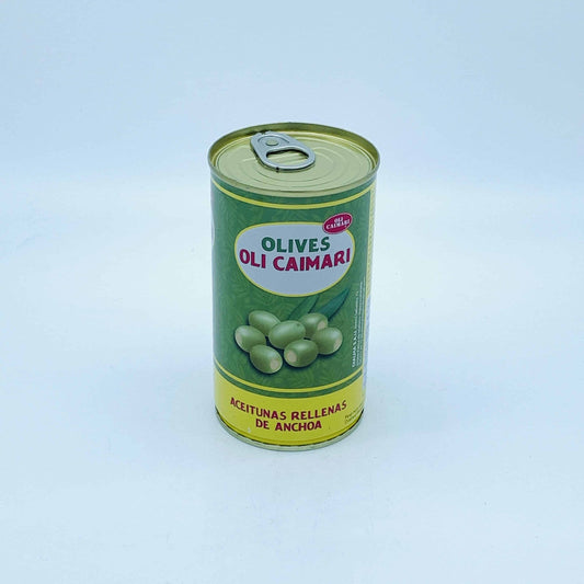 Aceitunas Rellenas de Anchoa Caimari 350g image 0