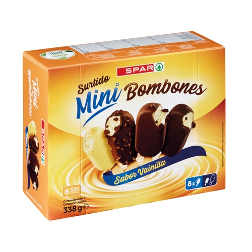 Surtido Mini Bombones Sabor Vainilla SPAR 8u image 0