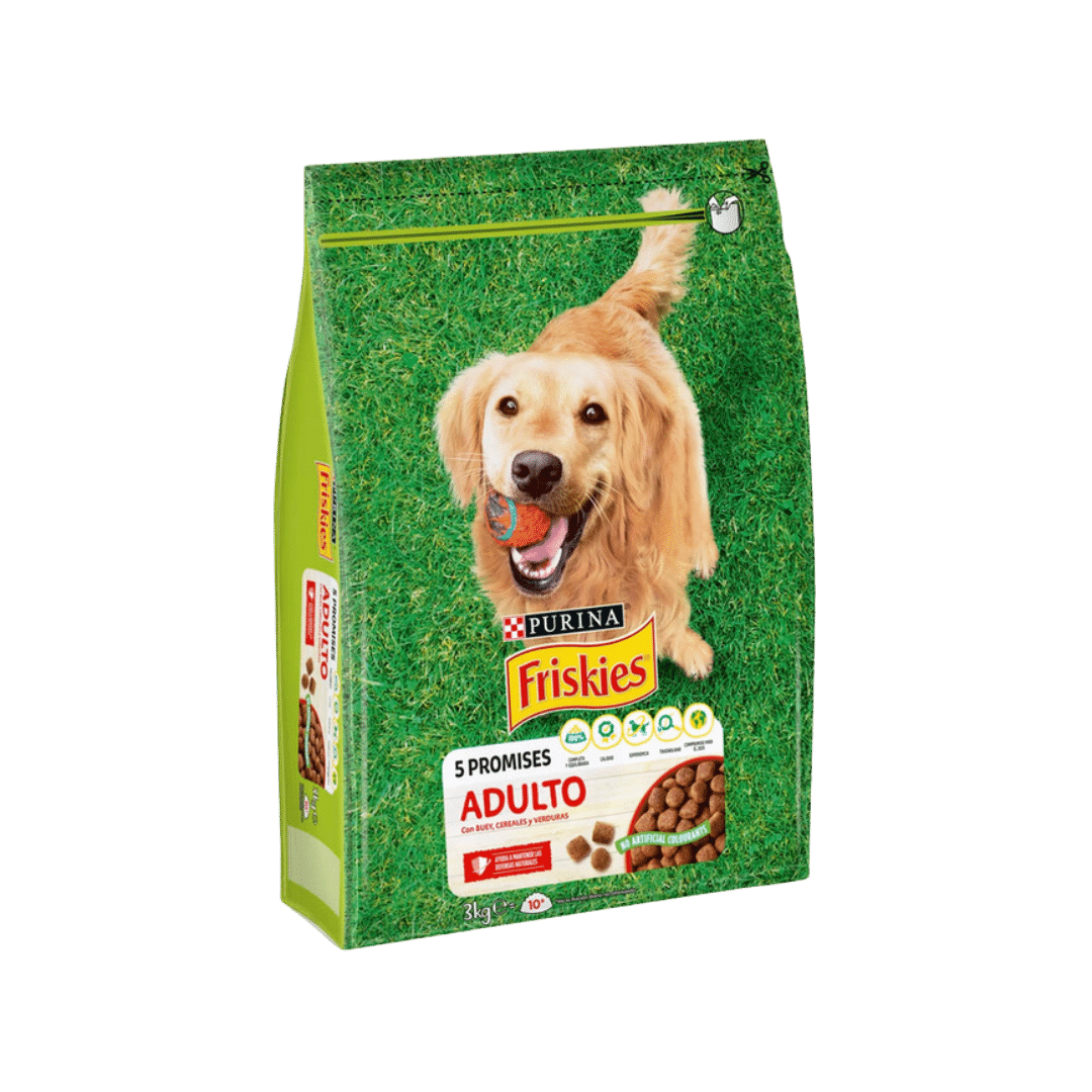 Friskies Adulto con Aves y Verduras para Perros 3kg image 0