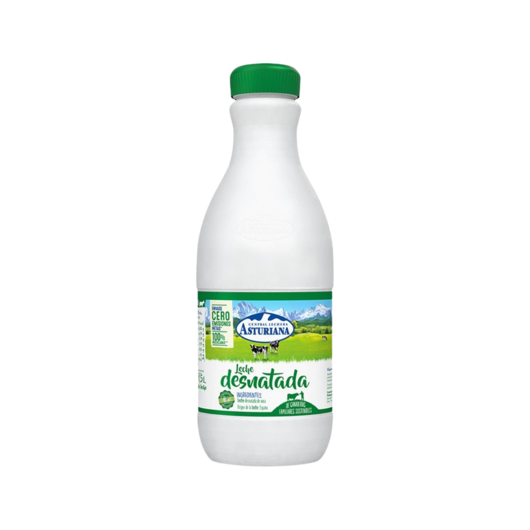 Asturiana Leche Desnatada 1,5L image 0