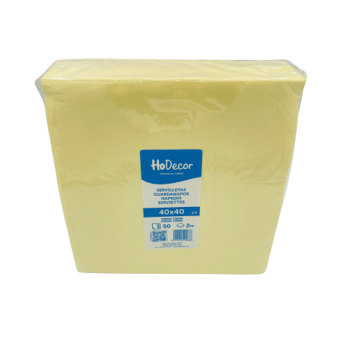 Servilleta Color Crema Hodecor 40x40cm 50u image 0