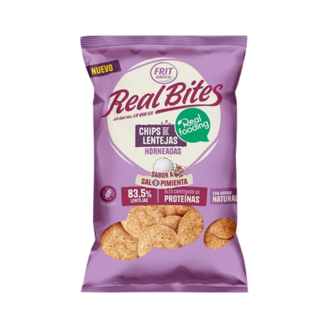 Real Bites Sabor a Sal y Pimienta 80g image 0