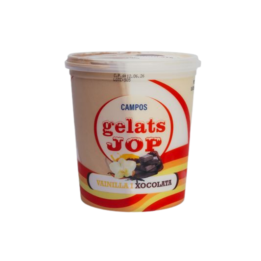 Helado de Vainilla y Chocolate Jop image 0