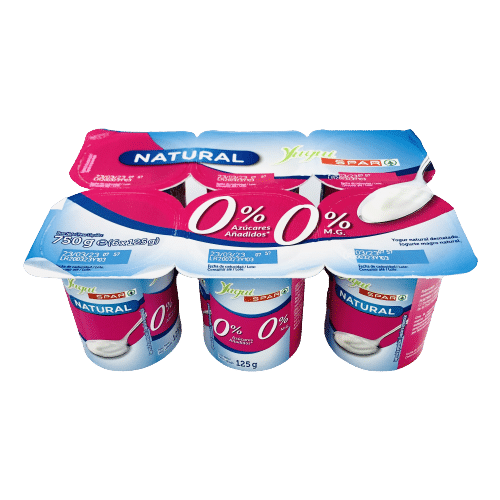 Yogur Natural 0% 0% SPAR 6u image 0