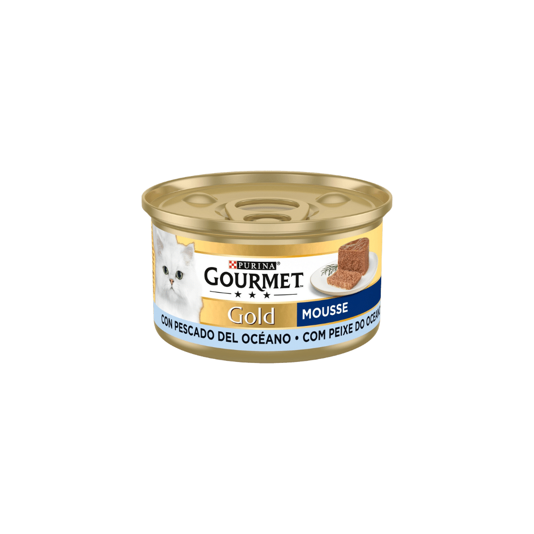Purina Gourmet Gold Mousse Pescado del Océano 85g image 0