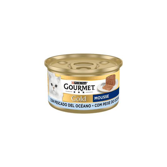 Purina Gourmet Gold Mousse Pescado del Océano 85g image 0