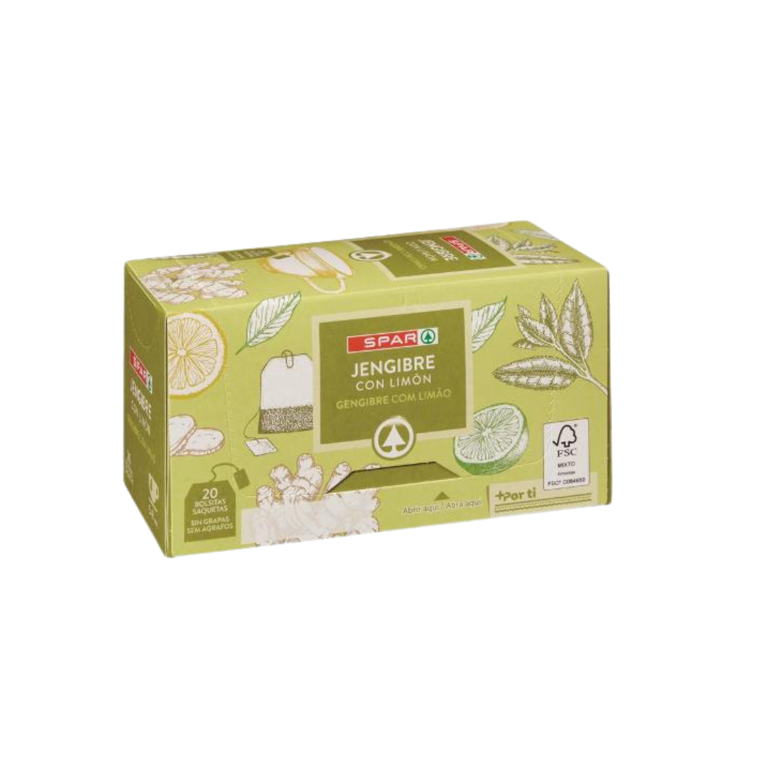 Infusión de Jengibre con Limón SPAR image 0