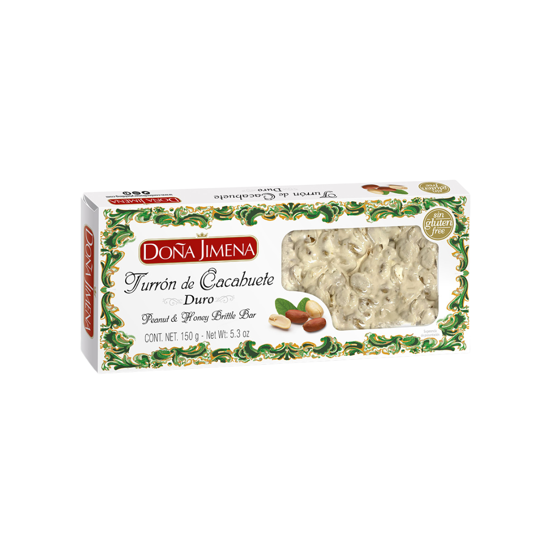 Turrón de Cacahuete Duro Doña Jimena image 0