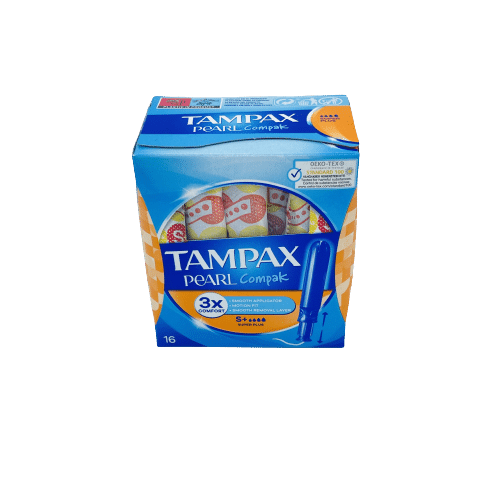 Tampax Pearl Compak Super Plus 16u image 0