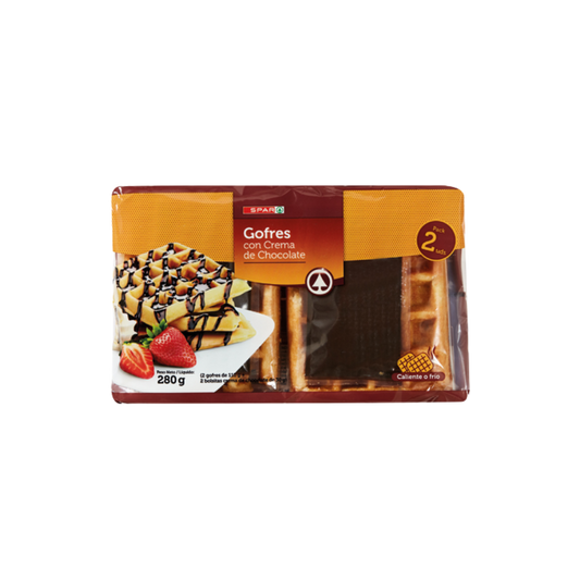 Gofres con Crema de Chocolate SPAR 2u image 0