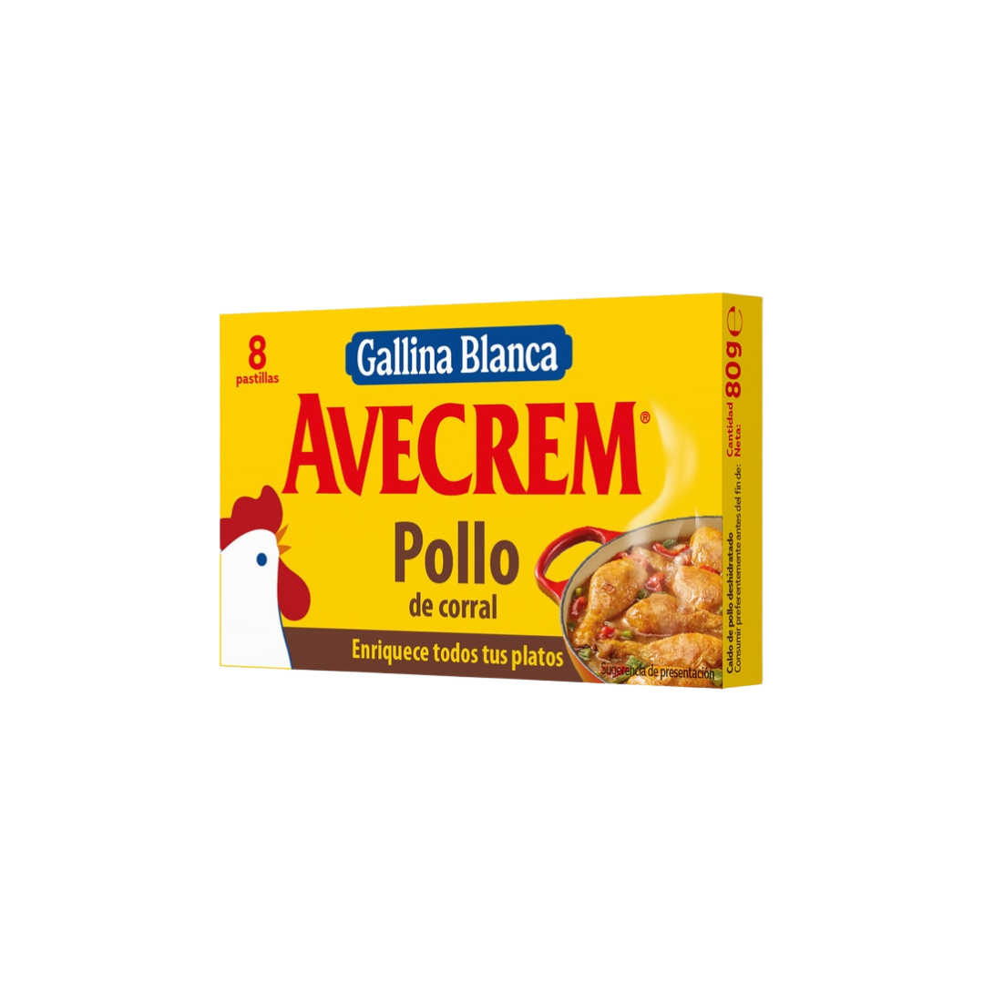 Caldo de Pollo Avecrem 8 Pastillas image 0