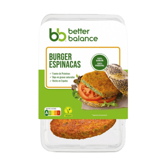 Better Balance Hamburguesa Espinacas Vegana image 0