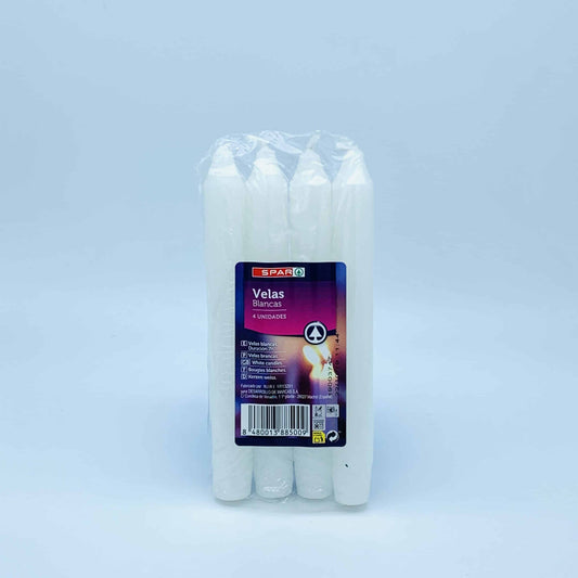 Velas Blancas SPAR 4u image 0