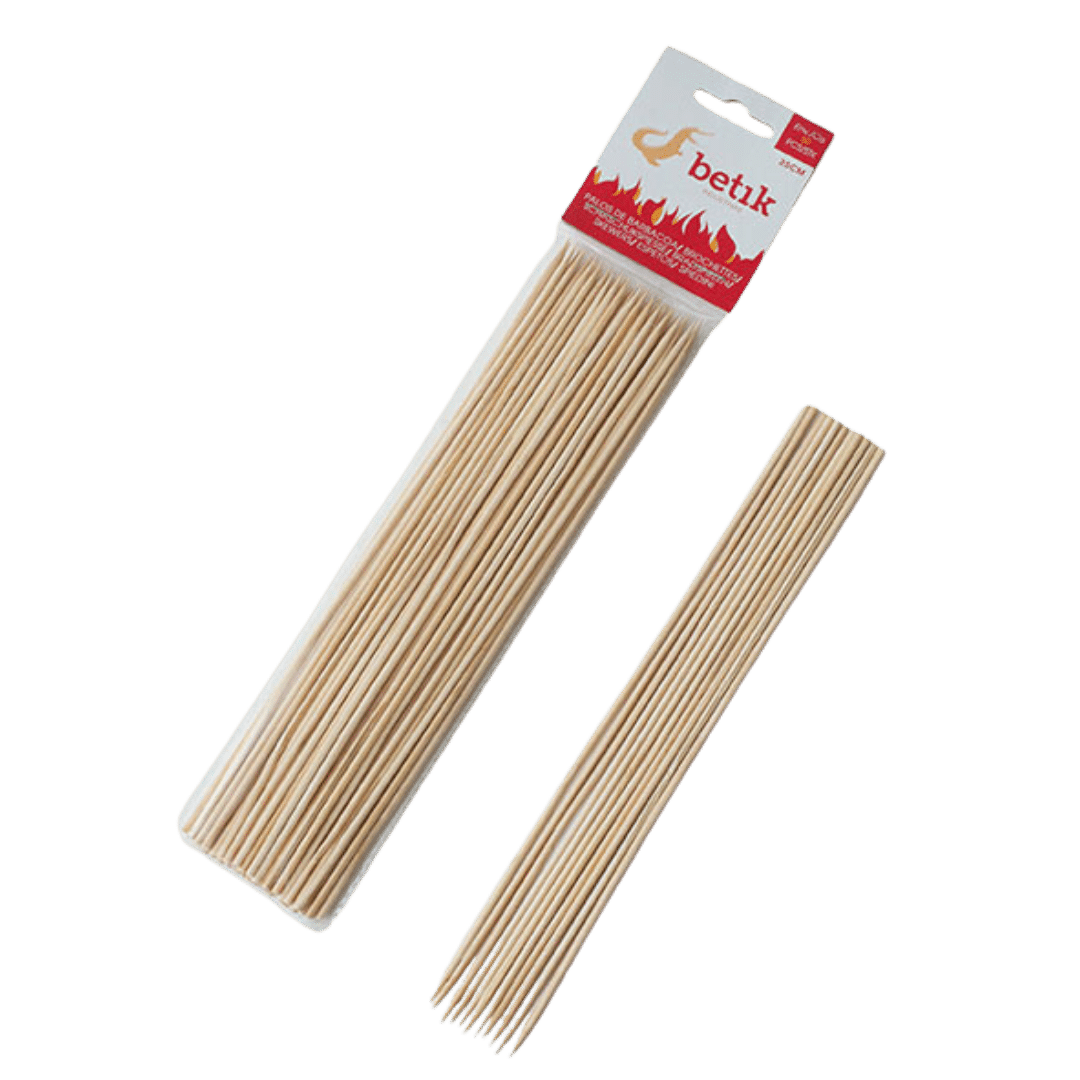 Pinchos de Bambú Betik 25cm 100u image 0