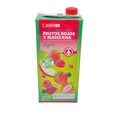 Zumo SPAR de Frutos Rojos y Manzana sin Azúcar 1L image 0