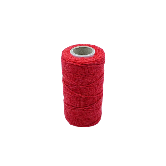 Ovillo de Algodón Rojo 100g image 0