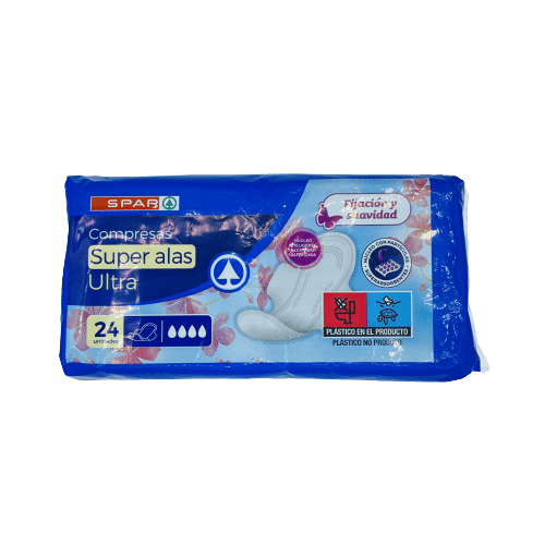 Compresas Super Alas Ultra SPAR image 0