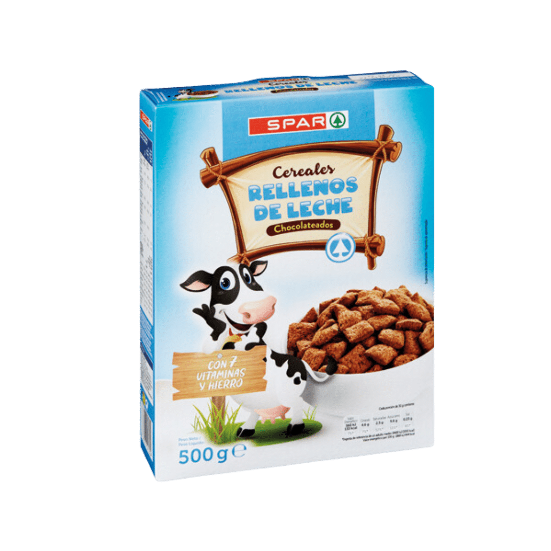 Cereales Rellenos de Leche SPAR 500g image 0