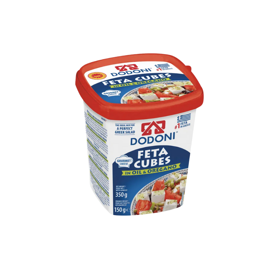 Cubos de Feta en Aceite y Orégano Dodoni 150g image 0