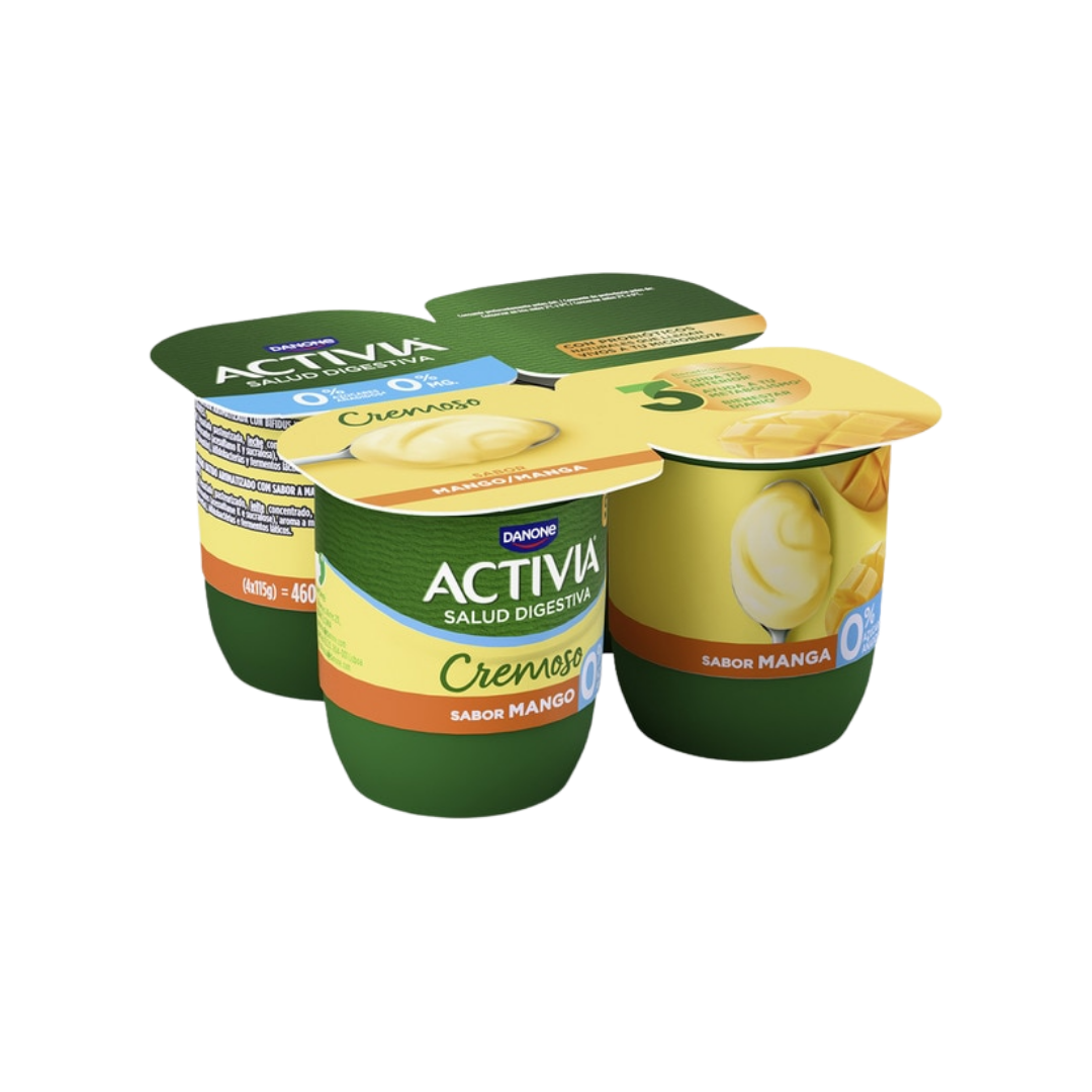 Activia 0% Cremoso Sabor Mango image 0