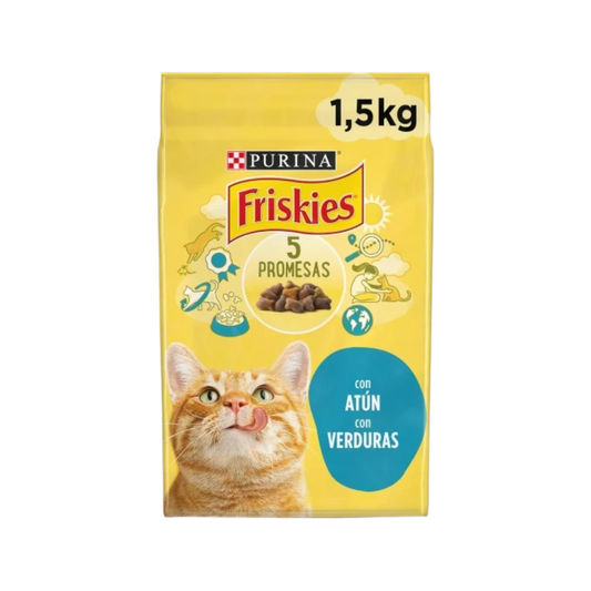 Friskies para Gatos con Atún y Verduras 1,5kg image 0