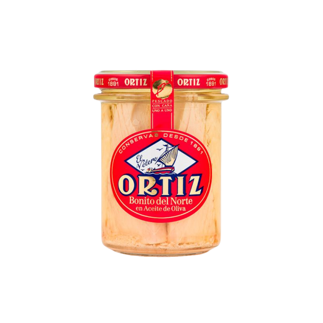 Bonito del Norte en Aceite de Oliva Ortiz Tarro 220g image 0